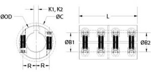 MSPC-40-40-SS | Two-Piece Rigid Couplings