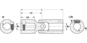 USCLK24-12-12-SS | Universal Joints
