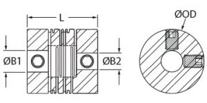 MRSS8-4-4-A | Slit Couplings