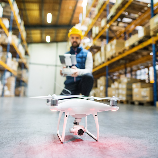 Warehouse automation drone